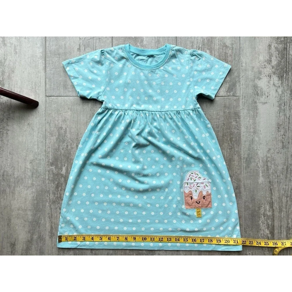Los Angeles Boutique Summer Sundress Swing Dress Polka Dot Popsicle Sprinkles 6